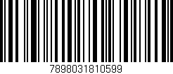Código de barras (EAN, GTIN, SKU, ISBN): '7898031810599'