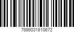 Código de barras (EAN, GTIN, SKU, ISBN): '7898031810872'