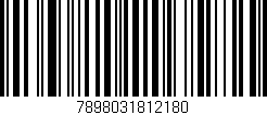 Código de barras (EAN, GTIN, SKU, ISBN): '7898031812180'