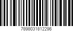 Código de barras (EAN, GTIN, SKU, ISBN): '7898031812296'