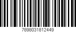 Código de barras (EAN, GTIN, SKU, ISBN): '7898031812449'