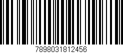 Código de barras (EAN, GTIN, SKU, ISBN): '7898031812456'