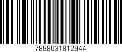 Código de barras (EAN, GTIN, SKU, ISBN): '7898031812944'