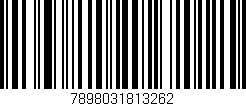 Código de barras (EAN, GTIN, SKU, ISBN): '7898031813262'