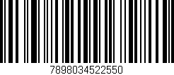 Código de barras (EAN, GTIN, SKU, ISBN): '7898034522550'