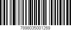 Código de barras (EAN, GTIN, SKU, ISBN): '7898035001269'