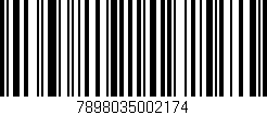 Código de barras (EAN, GTIN, SKU, ISBN): '7898035002174'