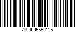 Código de barras (EAN, GTIN, SKU, ISBN): '7898035550125'