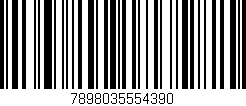 Código de barras (EAN, GTIN, SKU, ISBN): '7898035554390'