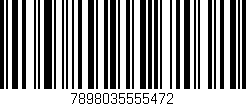 Código de barras (EAN, GTIN, SKU, ISBN): '7898035555472'