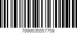 Código de barras (EAN, GTIN, SKU, ISBN): '7898035557759'