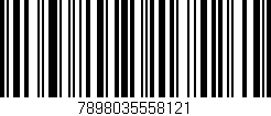 Código de barras (EAN, GTIN, SKU, ISBN): '7898035558121'