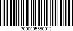 Código de barras (EAN, GTIN, SKU, ISBN): '7898035558312'