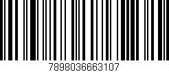 Código de barras (EAN, GTIN, SKU, ISBN): '7898036663107'