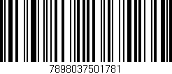 Código de barras (EAN, GTIN, SKU, ISBN): '7898037501781'