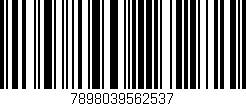 Código de barras (EAN, GTIN, SKU, ISBN): '7898039562537'