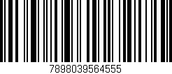 Código de barras (EAN, GTIN, SKU, ISBN): '7898039564555'