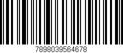 Código de barras (EAN, GTIN, SKU, ISBN): '7898039564678'