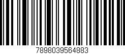 Código de barras (EAN, GTIN, SKU, ISBN): '7898039564883'