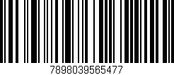 Código de barras (EAN, GTIN, SKU, ISBN): '7898039565477'