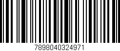 Código de barras (EAN, GTIN, SKU, ISBN): '7898040324971'