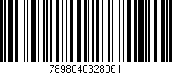 Código de barras (EAN, GTIN, SKU, ISBN): '7898040328061'