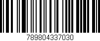 Código de barras (EAN, GTIN, SKU, ISBN): '789804337030'