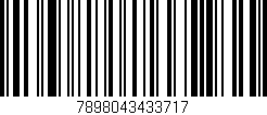 Código de barras (EAN, GTIN, SKU, ISBN): '7898043433717'