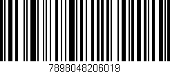 Código de barras (EAN, GTIN, SKU, ISBN): '7898048206019'