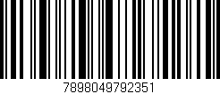Código de barras (EAN, GTIN, SKU, ISBN): '7898049792351'
