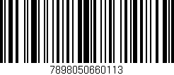 Código de barras (EAN, GTIN, SKU, ISBN): '7898050660113'