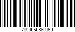 Código de barras (EAN, GTIN, SKU, ISBN): '7898050660359'