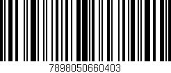 Código de barras (EAN, GTIN, SKU, ISBN): '7898050660403'