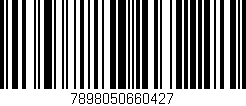 Código de barras (EAN, GTIN, SKU, ISBN): '7898050660427'