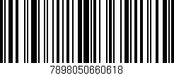 Código de barras (EAN, GTIN, SKU, ISBN): '7898050660618'