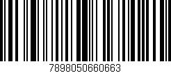 Código de barras (EAN, GTIN, SKU, ISBN): '7898050660663'