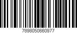Código de barras (EAN, GTIN, SKU, ISBN): '7898050660977'