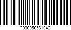Código de barras (EAN, GTIN, SKU, ISBN): '7898050661042'