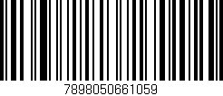 Código de barras (EAN, GTIN, SKU, ISBN): '7898050661059'