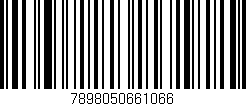 Código de barras (EAN, GTIN, SKU, ISBN): '7898050661066'