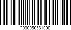 Código de barras (EAN, GTIN, SKU, ISBN): '7898050661080'