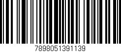 Código de barras (EAN, GTIN, SKU, ISBN): '7898051391139'