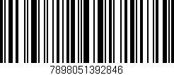 Código de barras (EAN, GTIN, SKU, ISBN): '7898051392846'