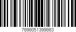 Código de barras (EAN, GTIN, SKU, ISBN): '7898051399883'