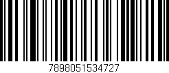 Código de barras (EAN, GTIN, SKU, ISBN): '7898051534727'