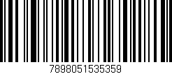 Código de barras (EAN, GTIN, SKU, ISBN): '7898051535359'