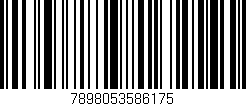 Código de barras (EAN, GTIN, SKU, ISBN): '7898053586175'