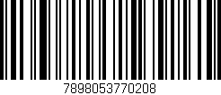 Código de barras (EAN, GTIN, SKU, ISBN): '7898053770208'