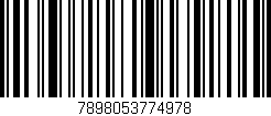 Código de barras (EAN, GTIN, SKU, ISBN): '7898053774978'