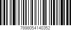 Código de barras (EAN, GTIN, SKU, ISBN): '7898054140352'